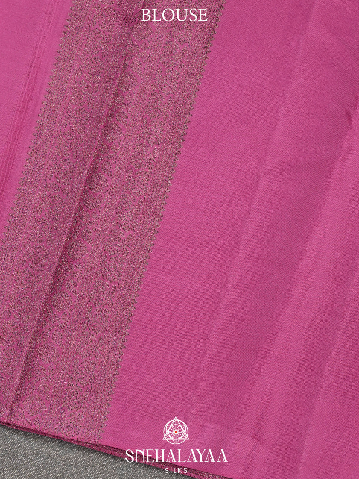 Pink Kanjivaram Silk Saree