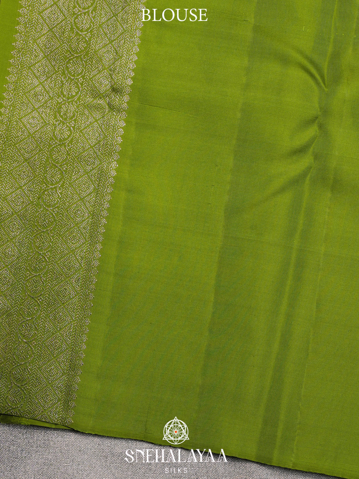 Emerald Green Kanjivaram Silk Saree
