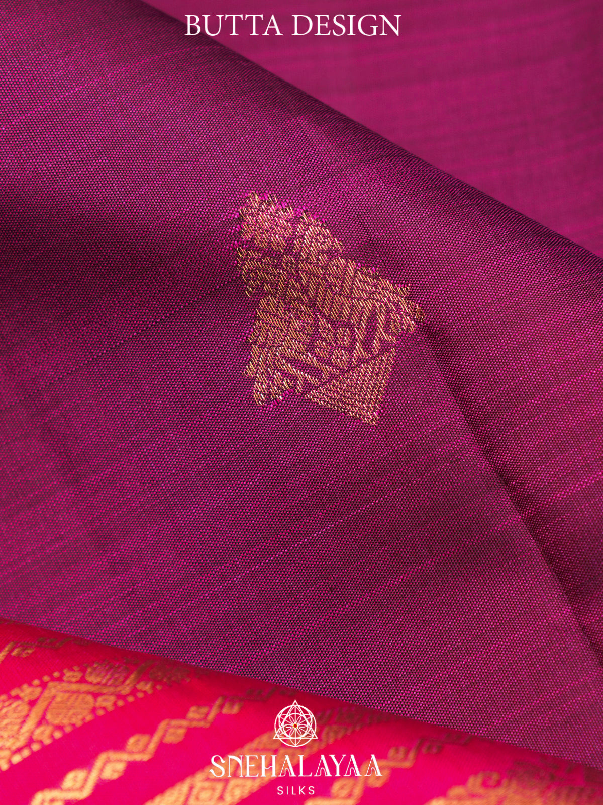 Magenta Pink Kanjivaram Silk Saree