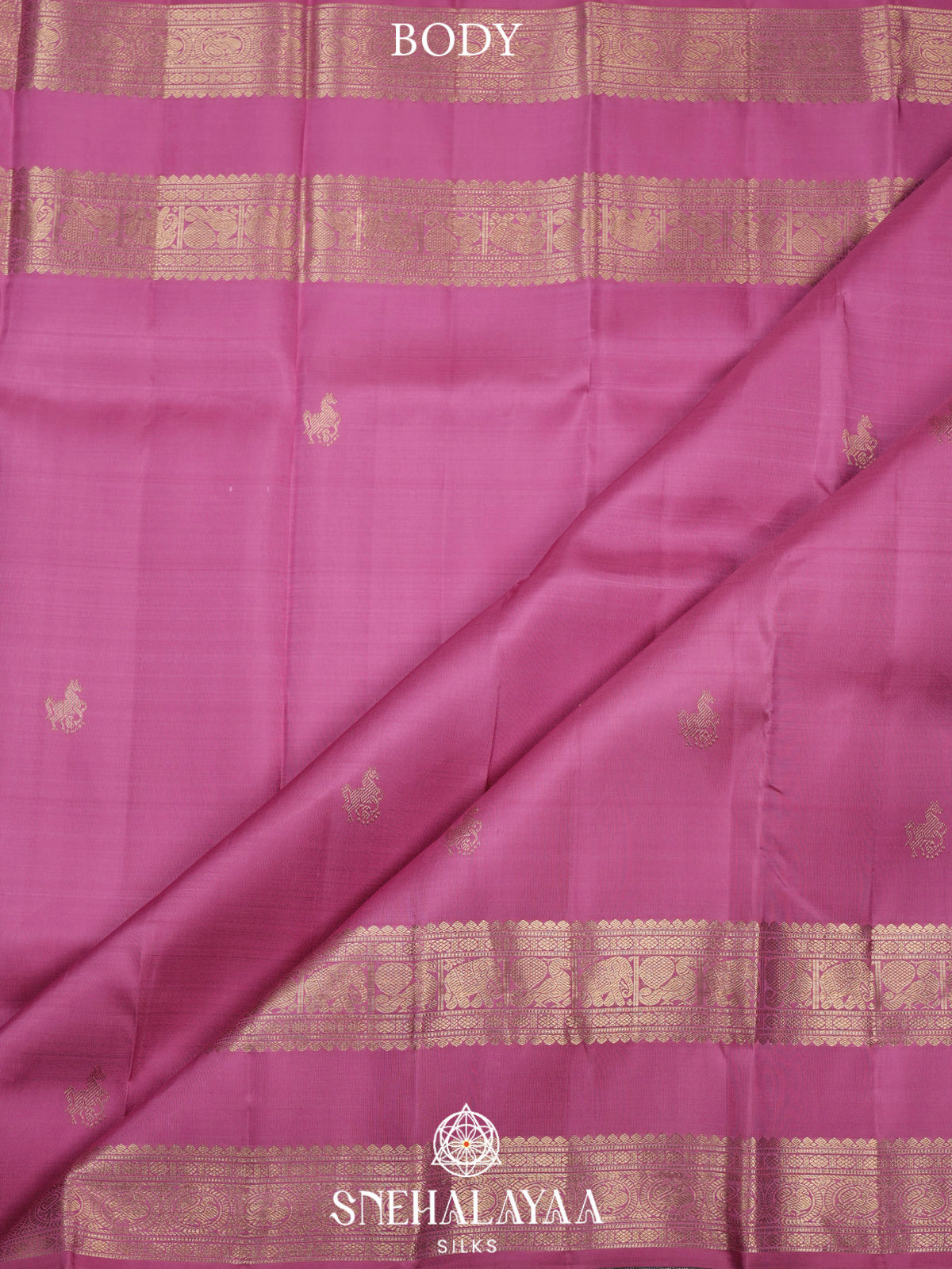 Pink Kanjivaram Silk Saree