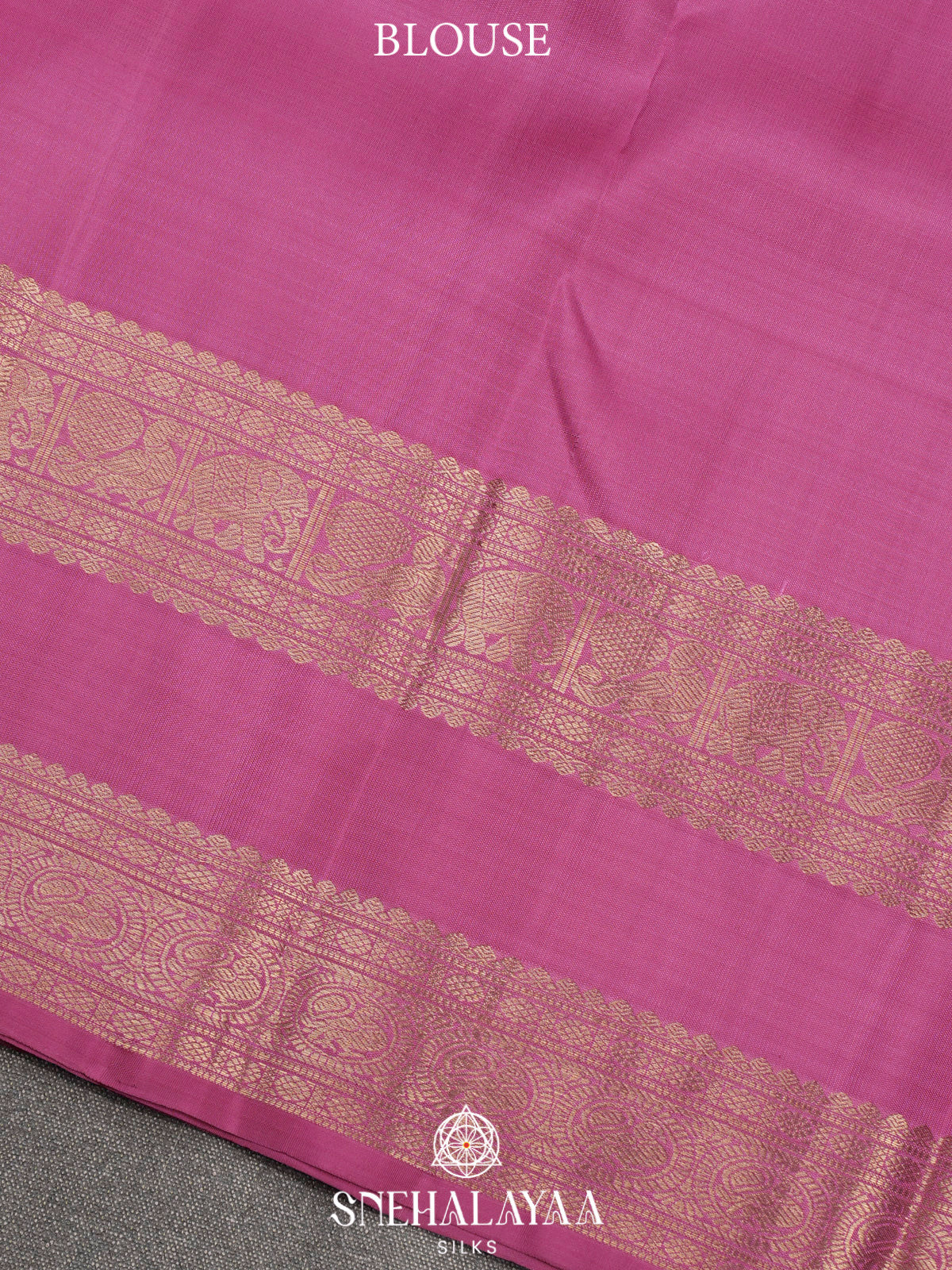 Pink Kanjivaram Silk Saree