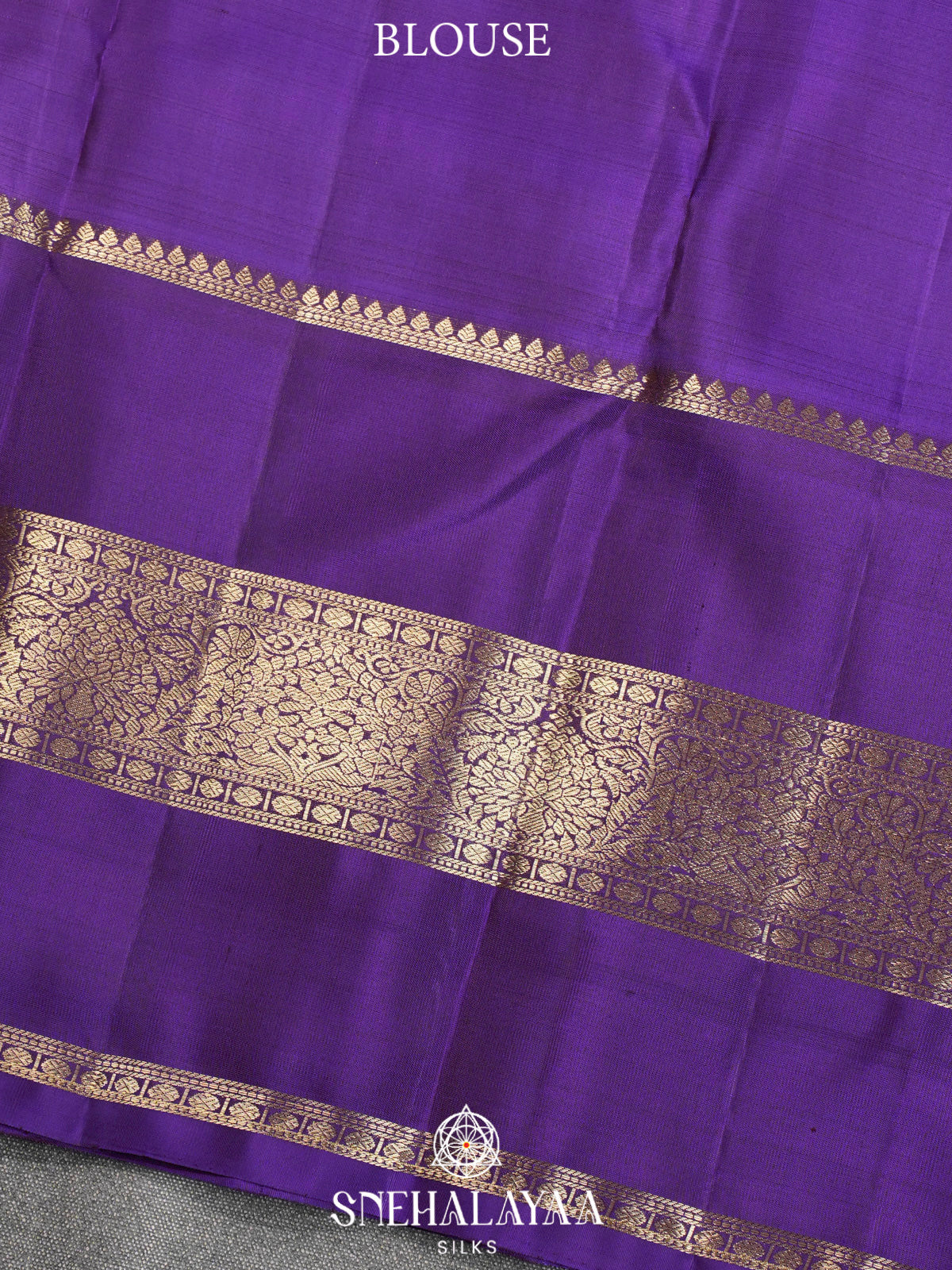 Grey Kanjivaram Silk Saree