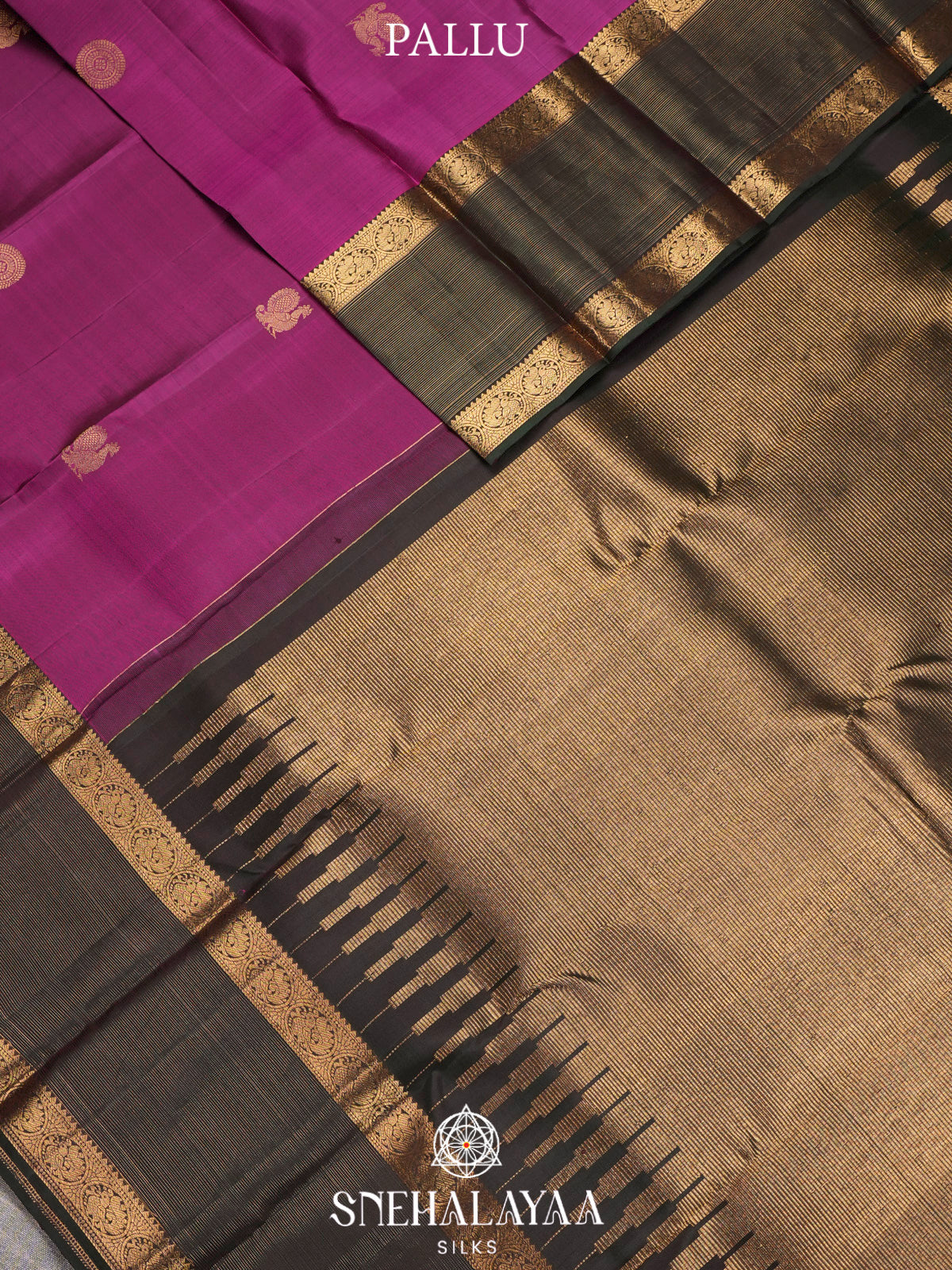 Magenta Pink Kanjivaram Silk Saree