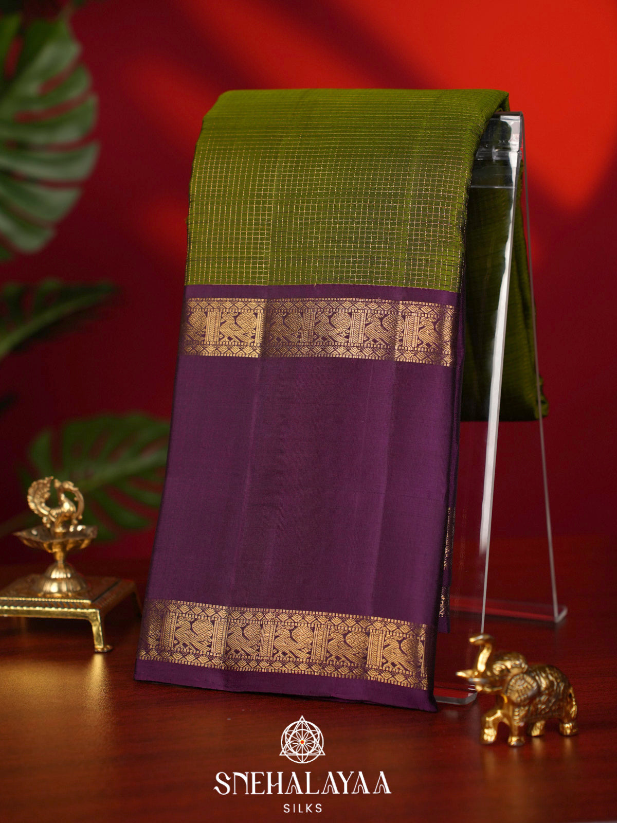 Green Kanjivaram Silk Saree