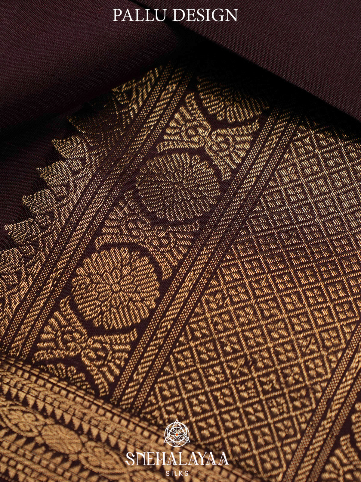 Coffee Brown Kanjivaram Silk Saree