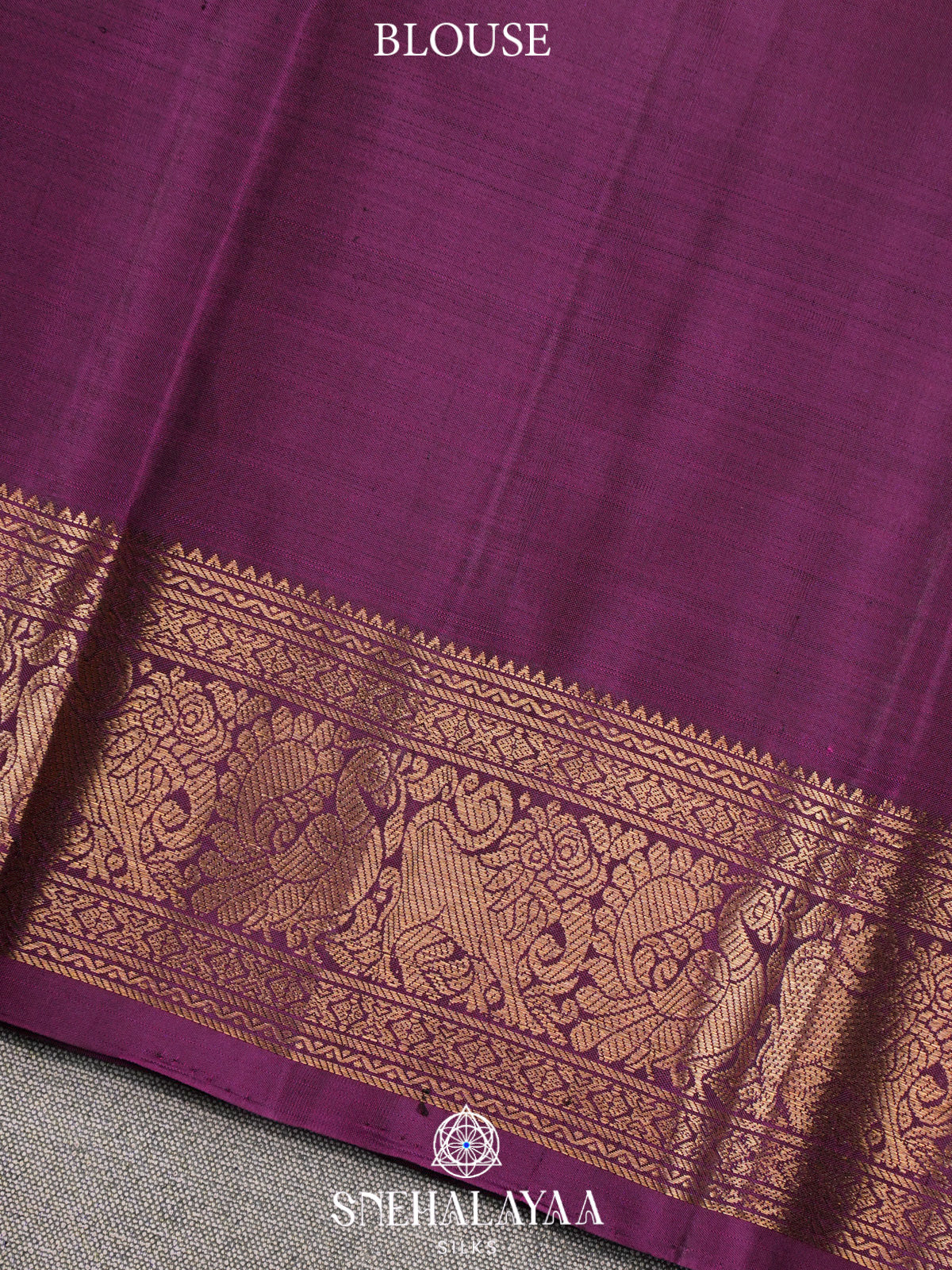 Grey Kanjivaram Silk Saree