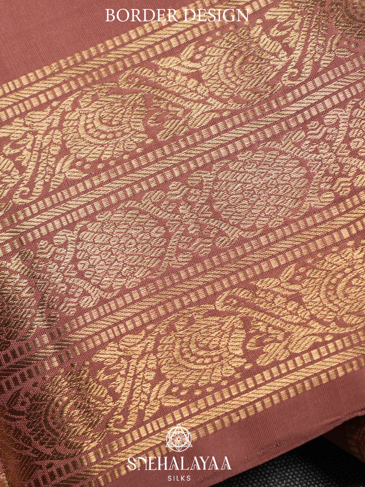 Brown Kanjivaram Silk Saree