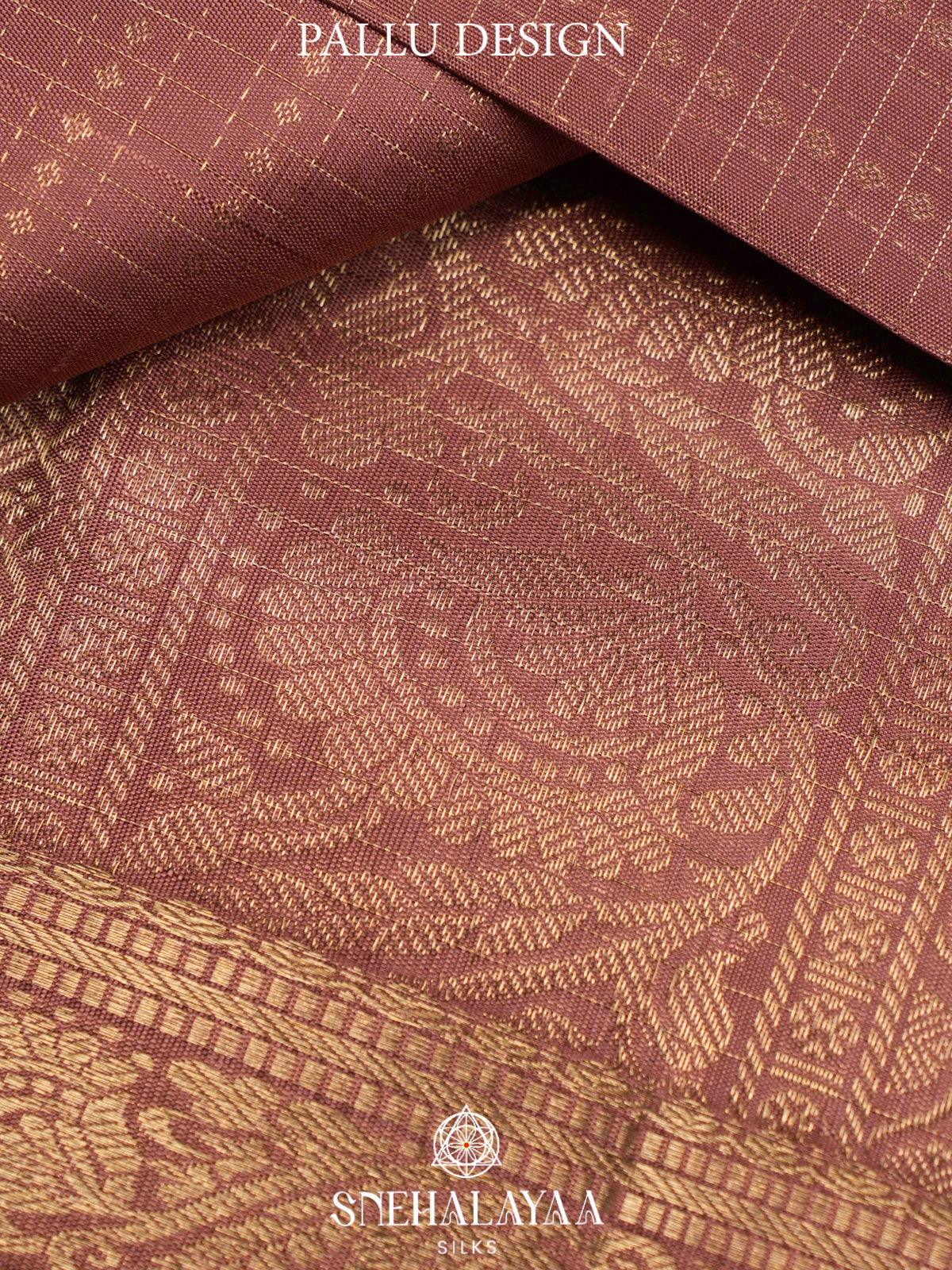 Brown Kanjivaram Silk Saree