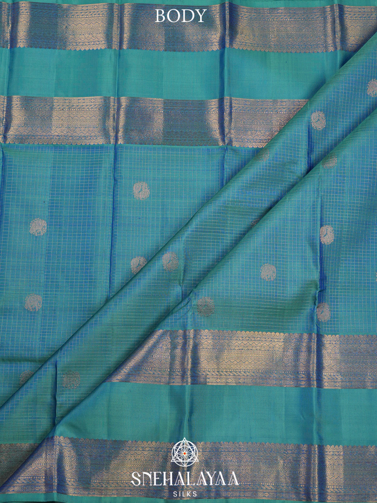 Blue Kanjivaram Silk Saree