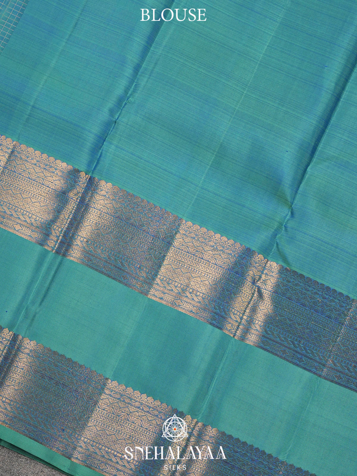 Blue Kanjivaram Silk Saree