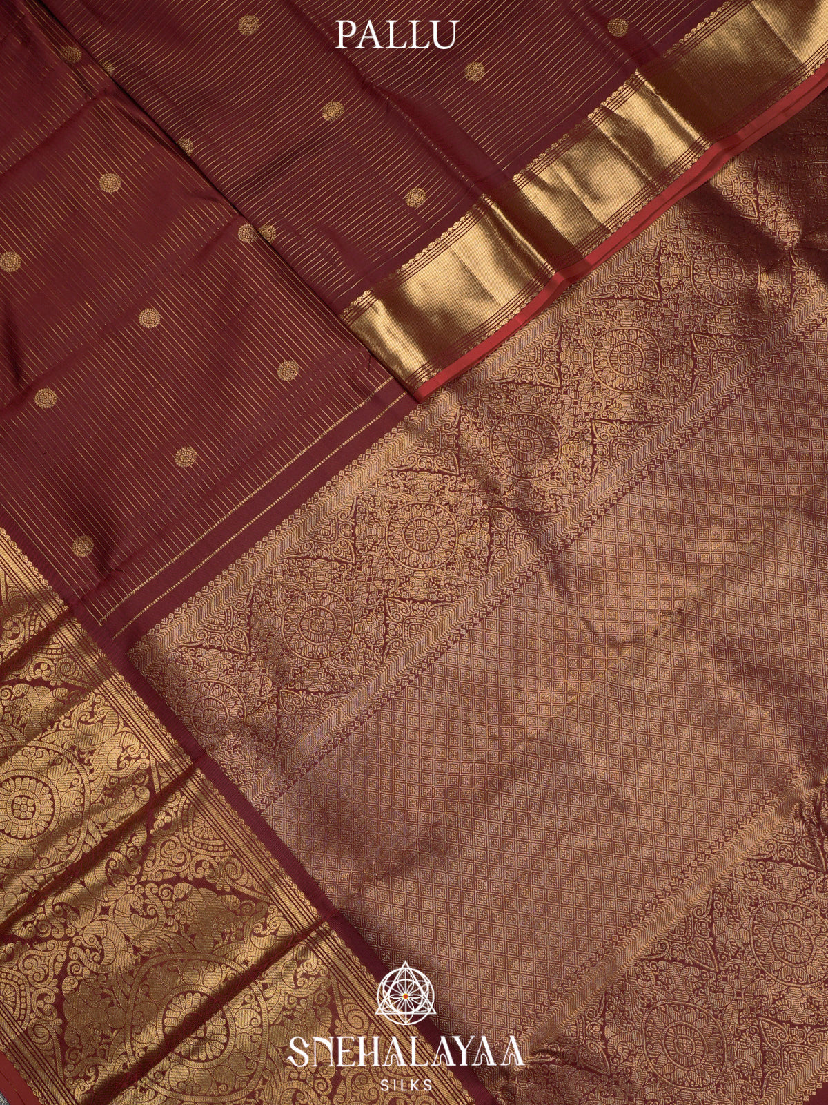 Coffee Brown Kanjivaram Silk Saree
