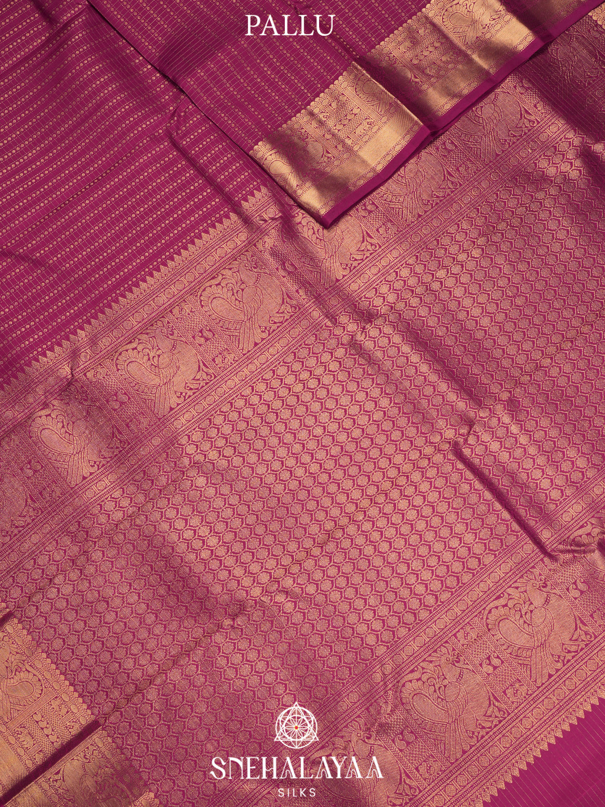 Pink Kanjivaram Silk Saree