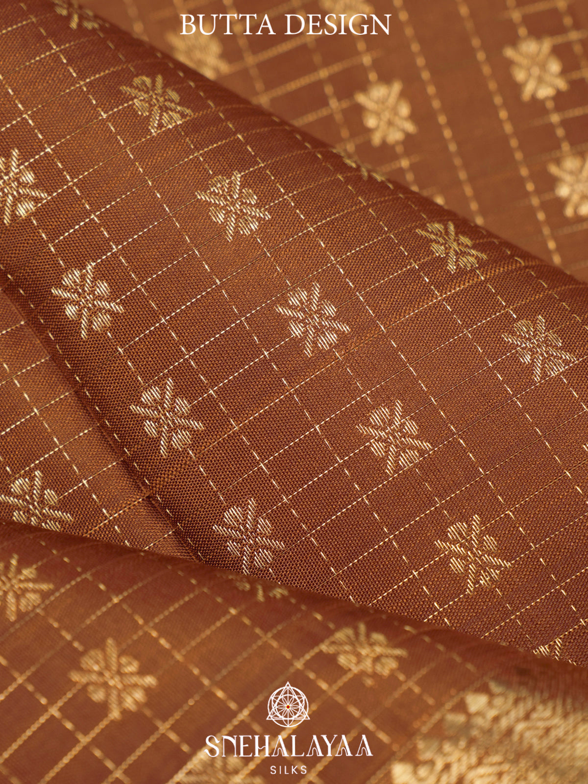 Brown Kanjivaram Silk Saree