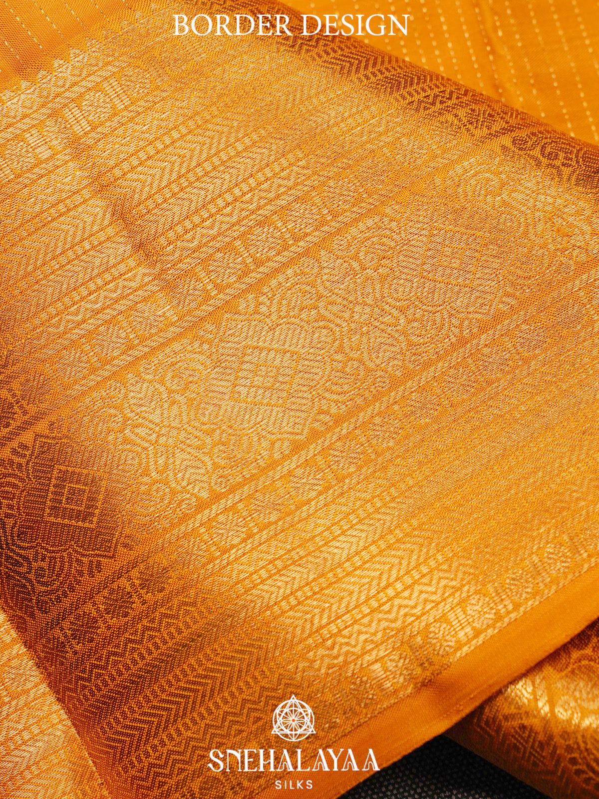 Mango Yellow Kanjivaram Silk Saree