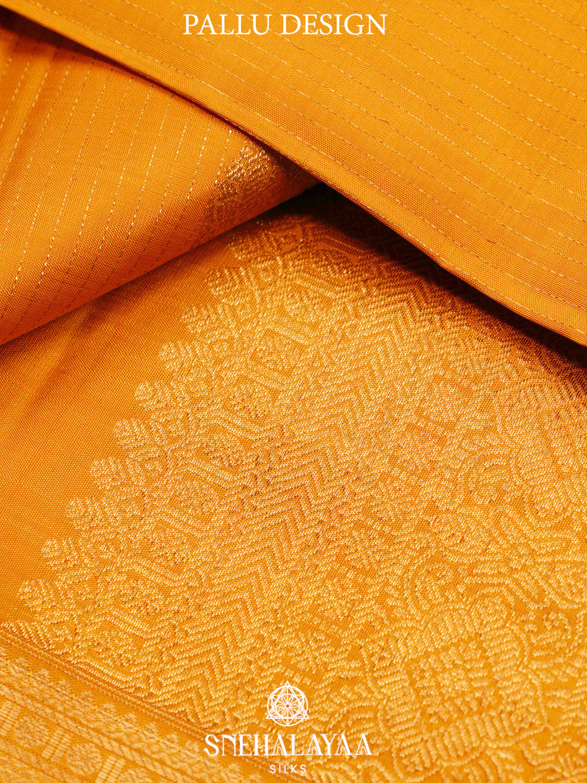 Mango Yellow Kanjivaram Silk Saree