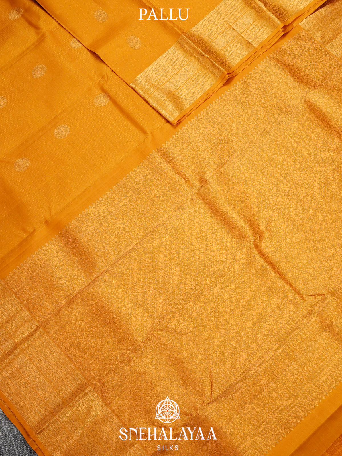Mango Yellow Kanjivaram Silk Saree