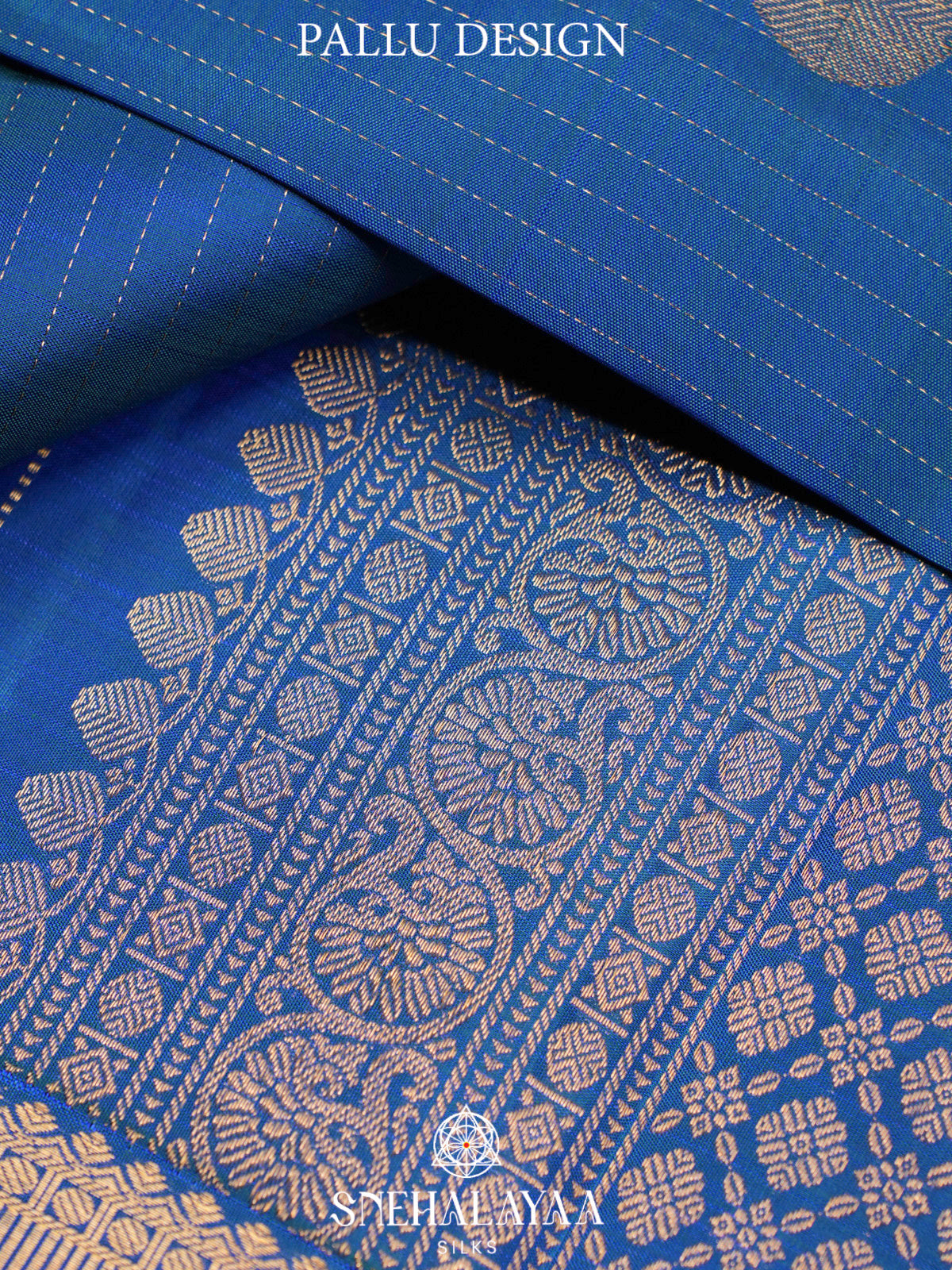 Blue Kanjivaram Silk Saree