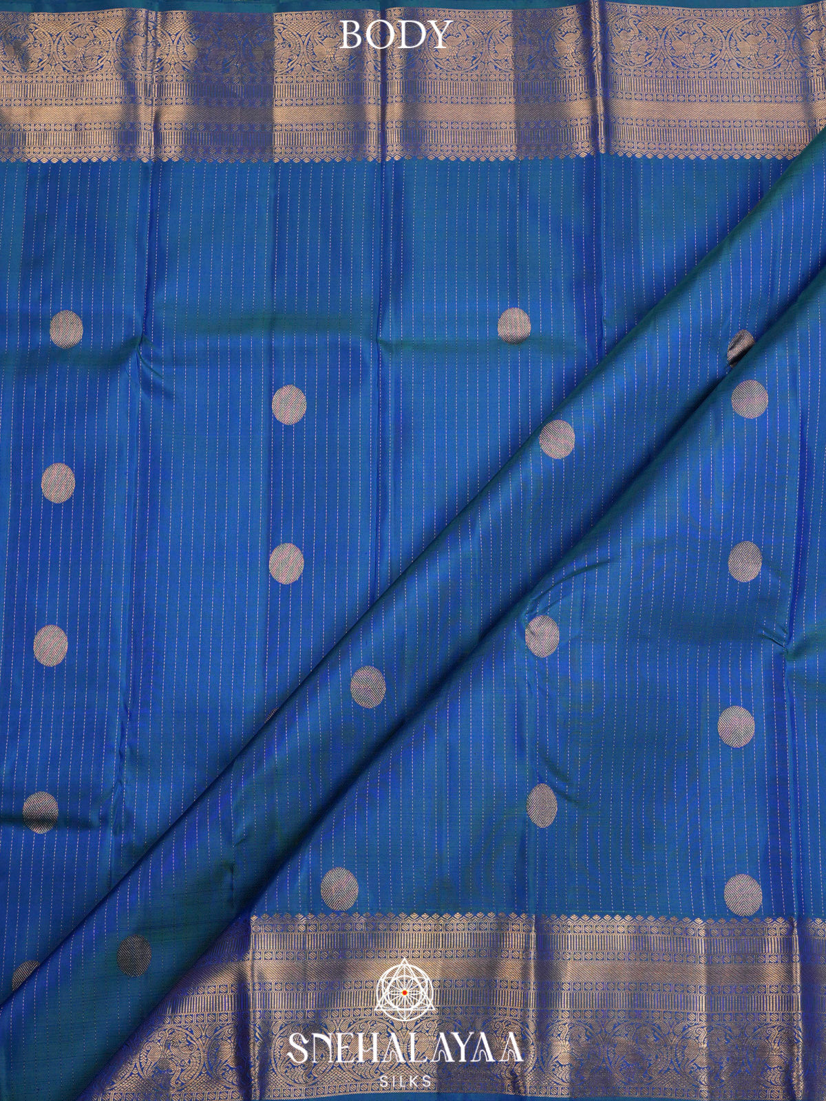 Blue Kanjivaram Silk Saree