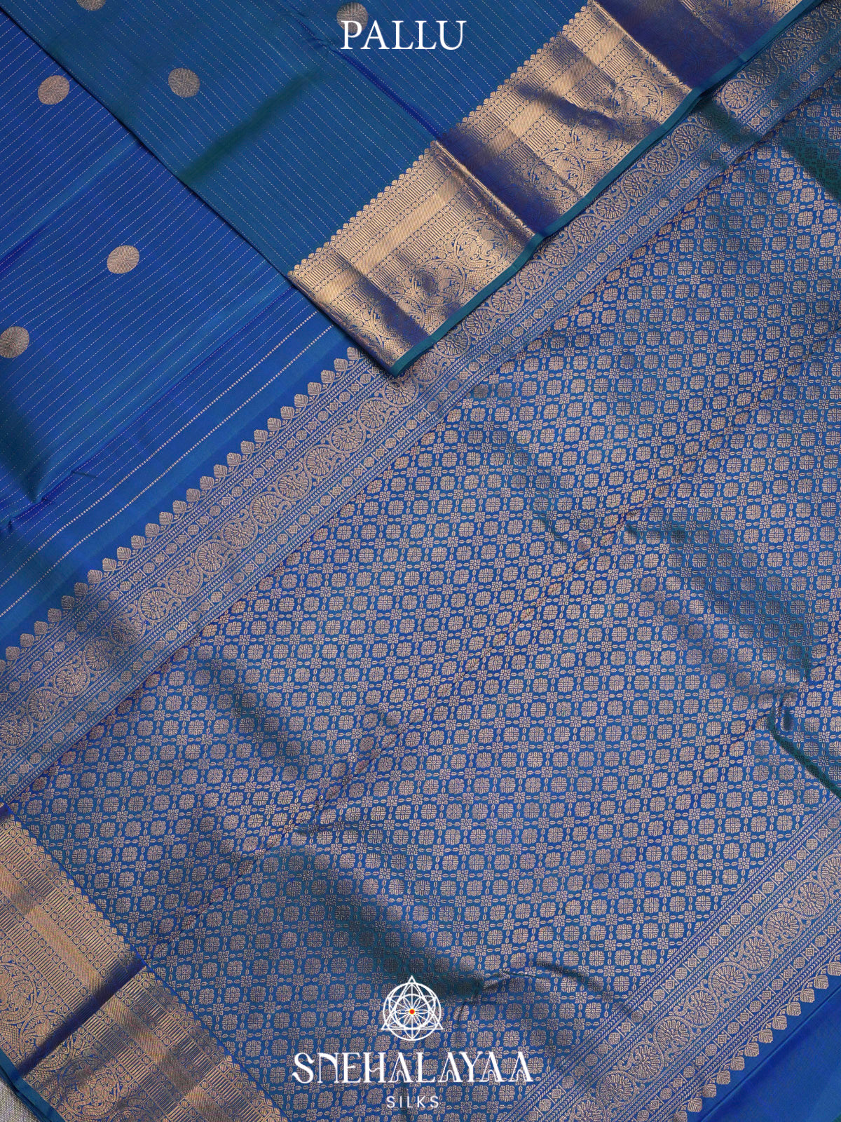 Blue Kanjivaram Silk Saree