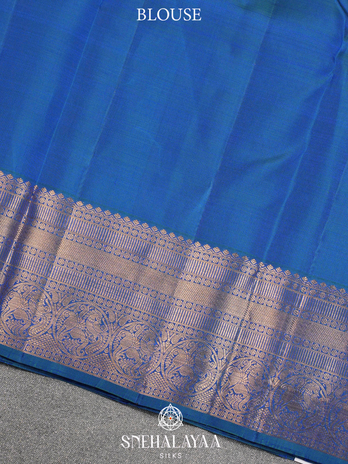 Blue Kanjivaram Silk Saree