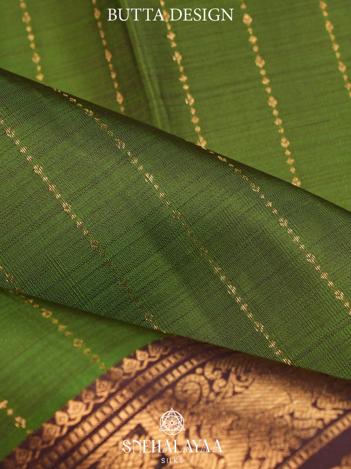 Emerald Green Kanjivaram Silk Saree