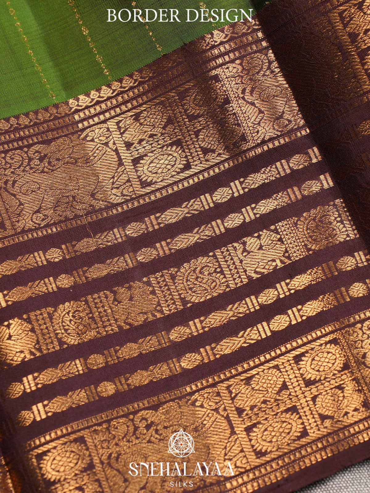 Emerald Green Kanjivaram Silk Saree