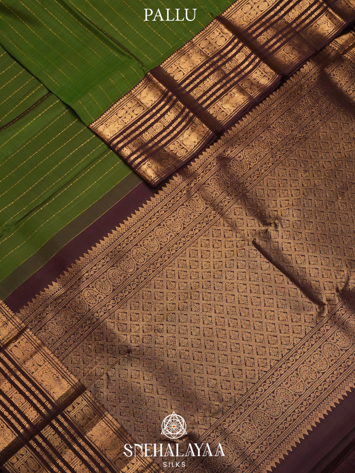 Emerald Green Kanjivaram Silk Saree