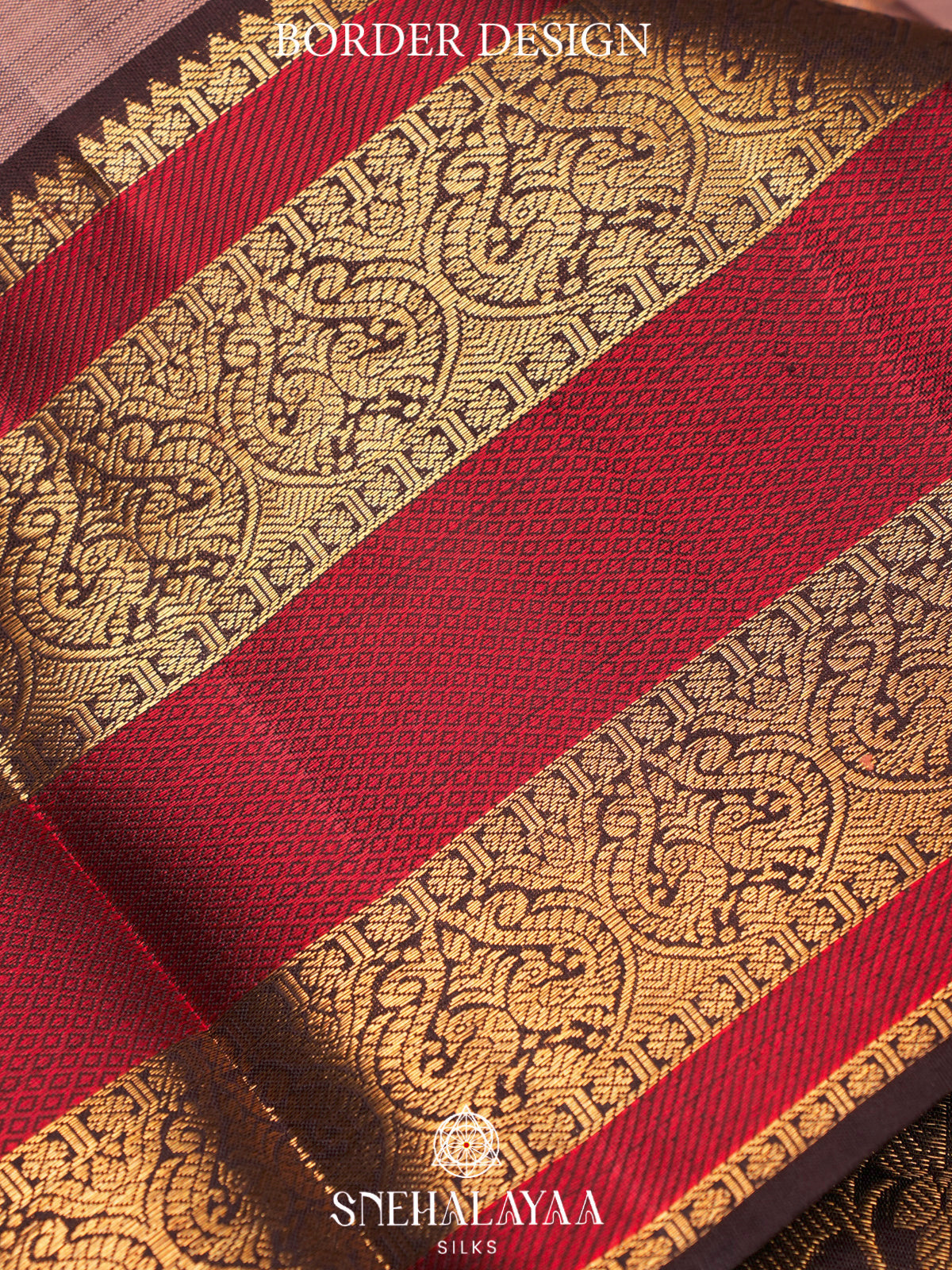 Pale Peach Kanjivaram Silk Saree