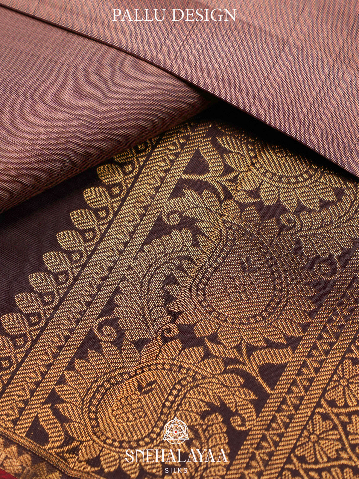 Pale Peach Kanjivaram Silk Saree