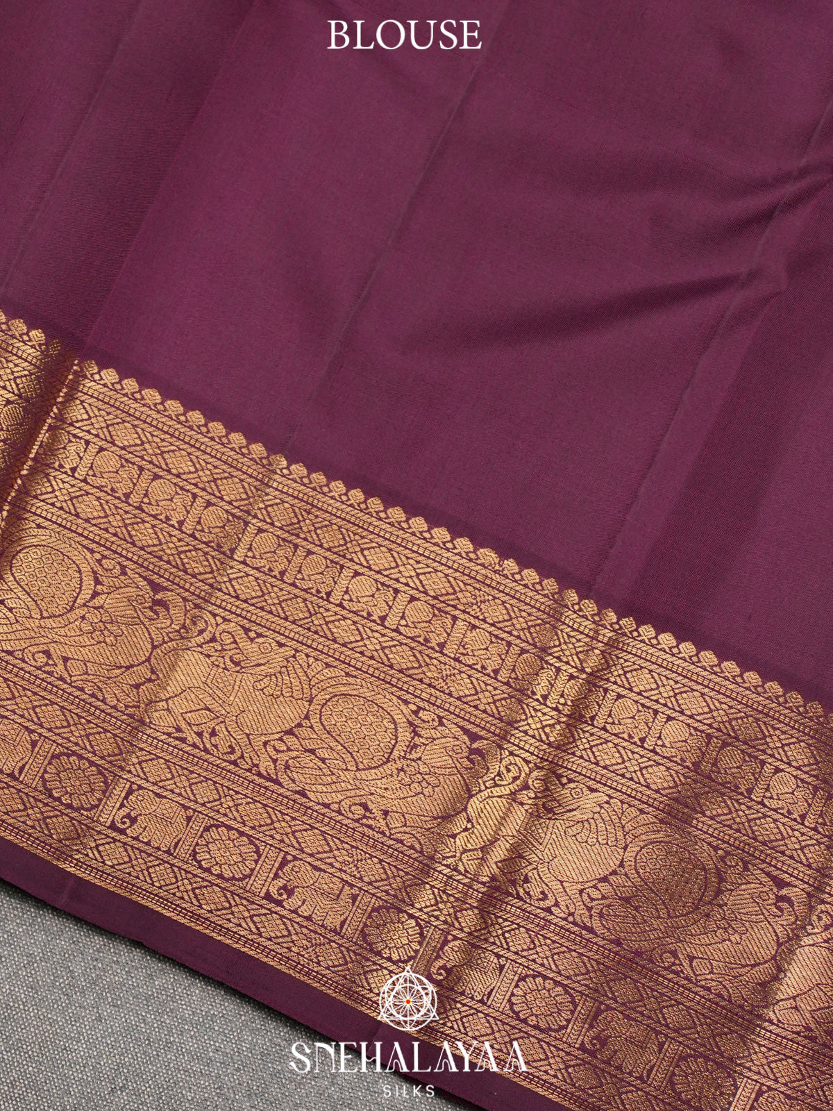 Ruby Red Kanjivaram Silk Saree