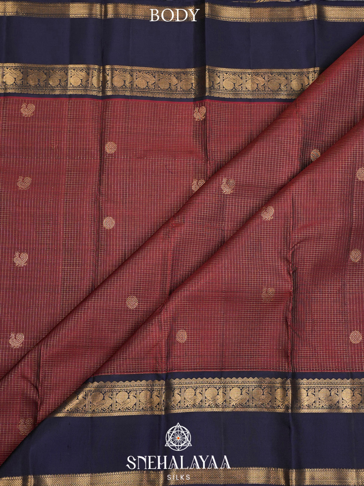 Brown Kanjivaram Silk Saree