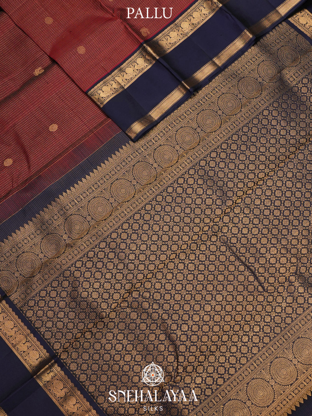 Brown Kanjivaram Silk Saree