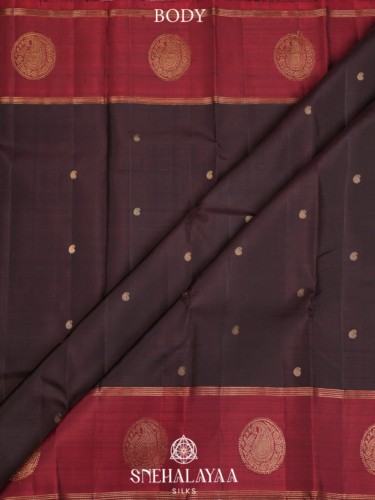 Black Kanjivaram Silk Saree