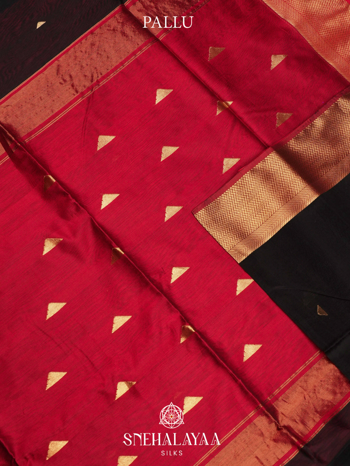 Black Maheshwari Silk Cotton Saree