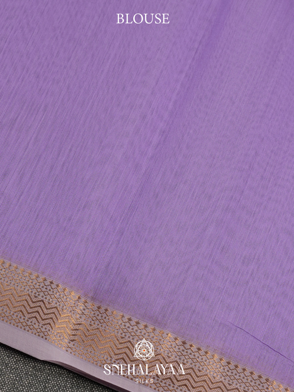 Lavender Maheshwari Silk Cotton Saree