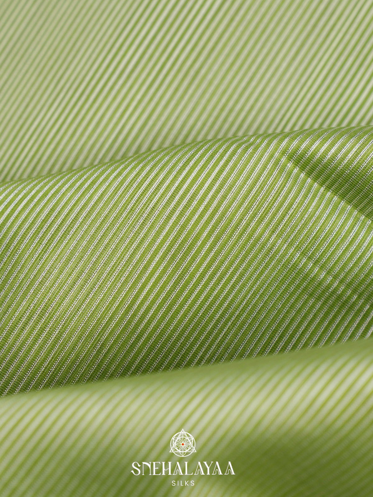 Green Maheshwari Silk Cotton Saree