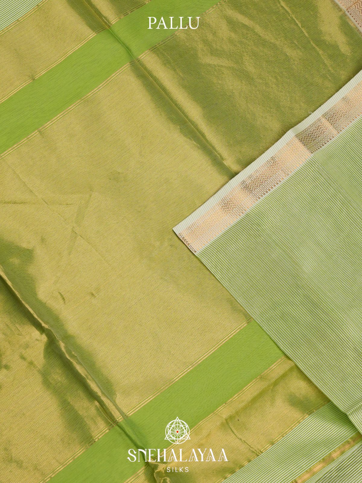 Green Maheshwari Silk Cotton Saree