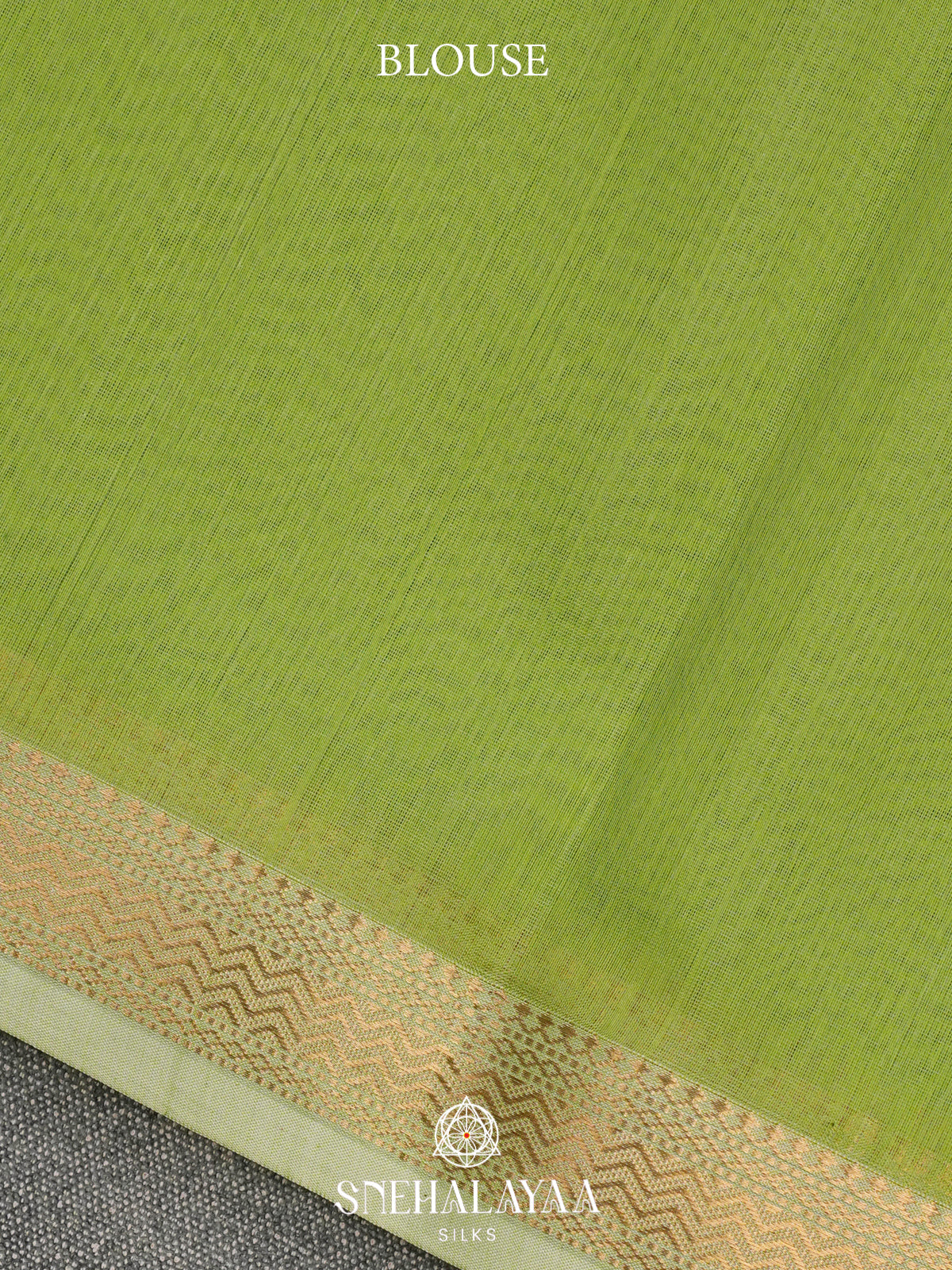 Green Maheshwari Silk Cotton Saree
