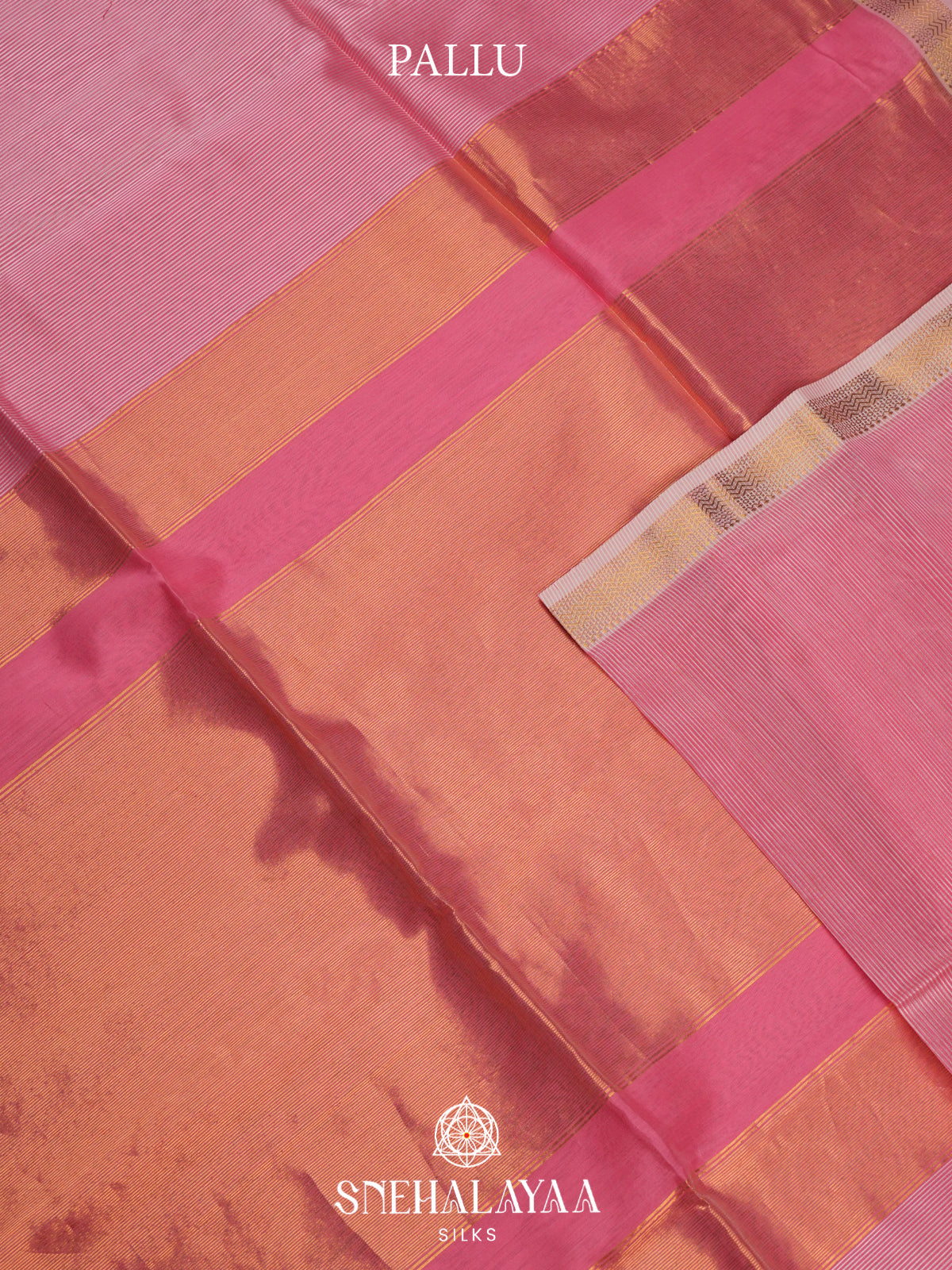 Candy Pink Maheshwari Silk Cotton Saree