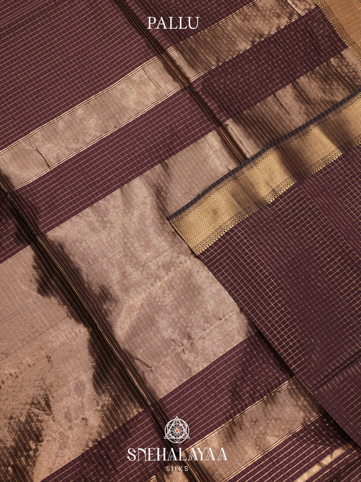 Brown Maheshwari Silk Cotton Saree