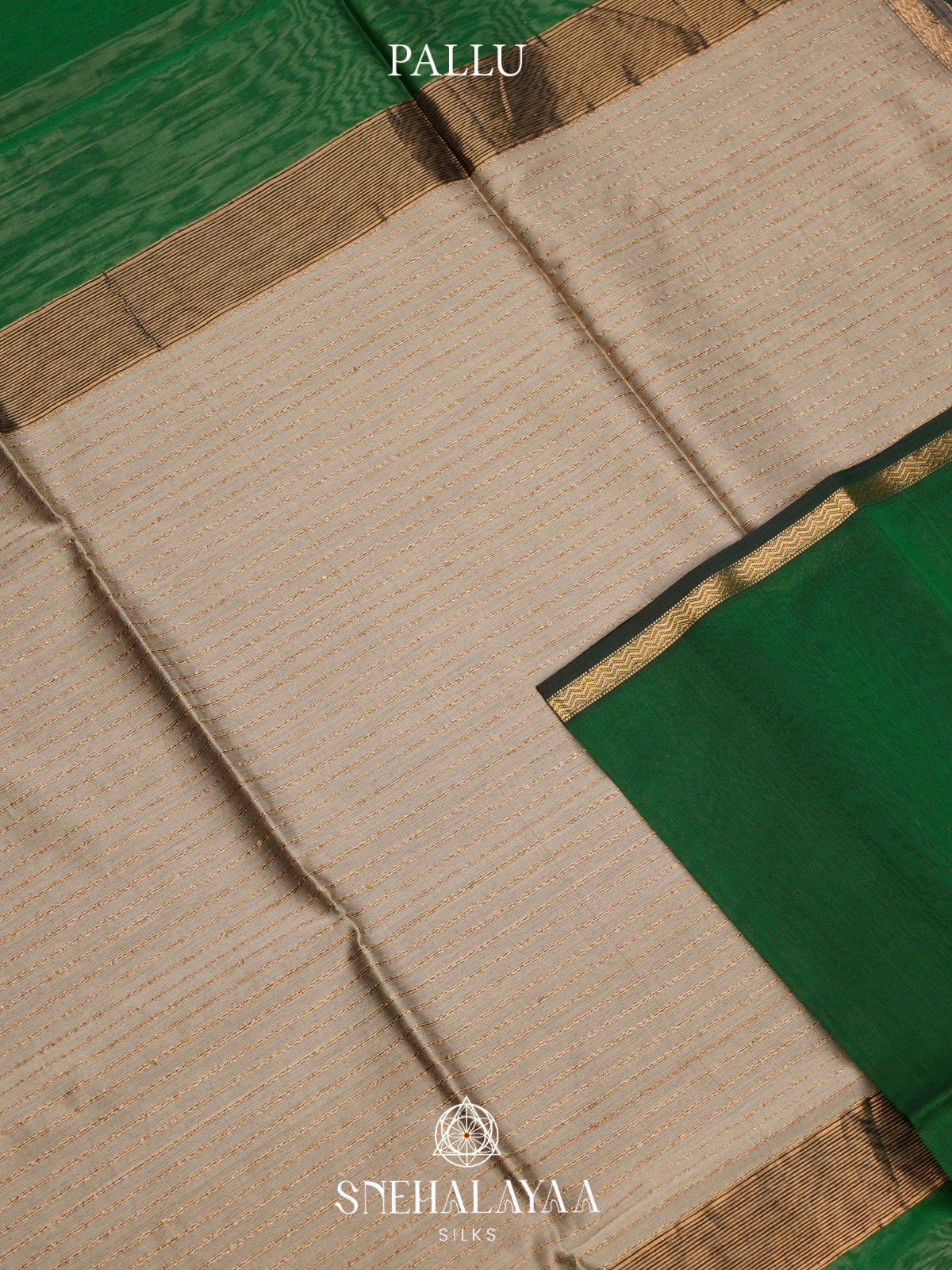 Green Maheshwari Silk Cotton Saree