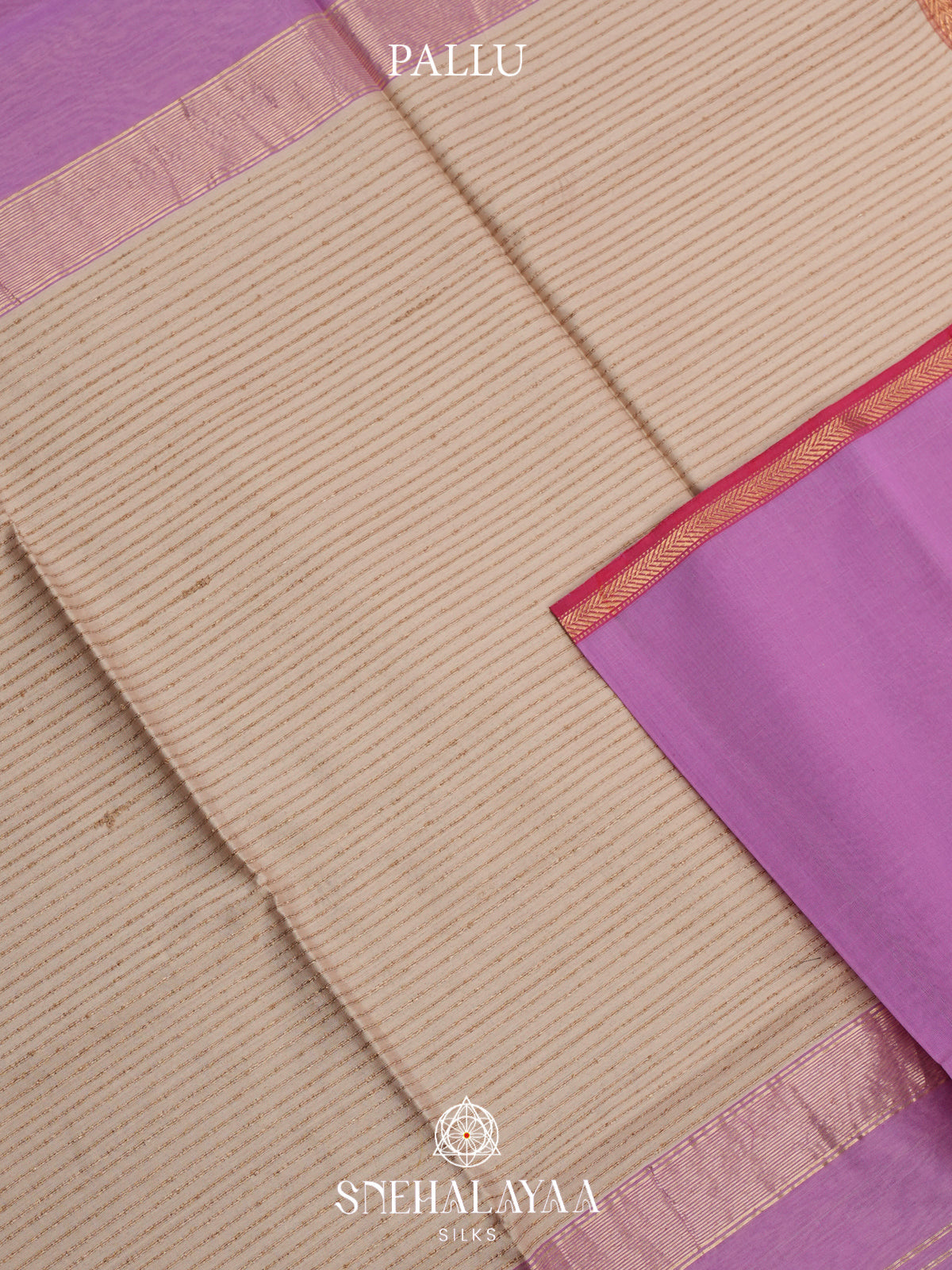 Orchid Purple Maheshwari Silk Cotton Saree