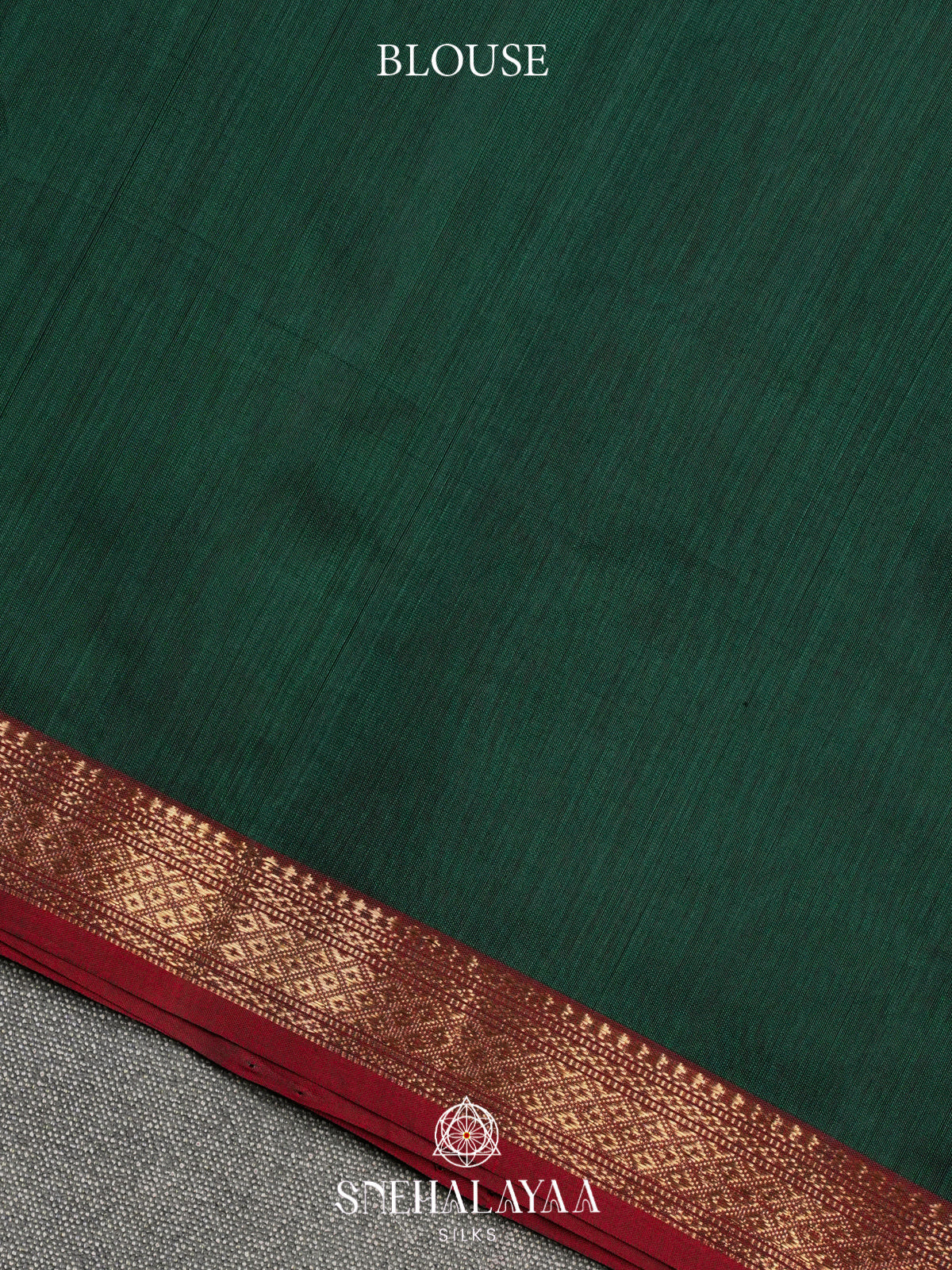 Green Maheshwari Silk Cotton Saree