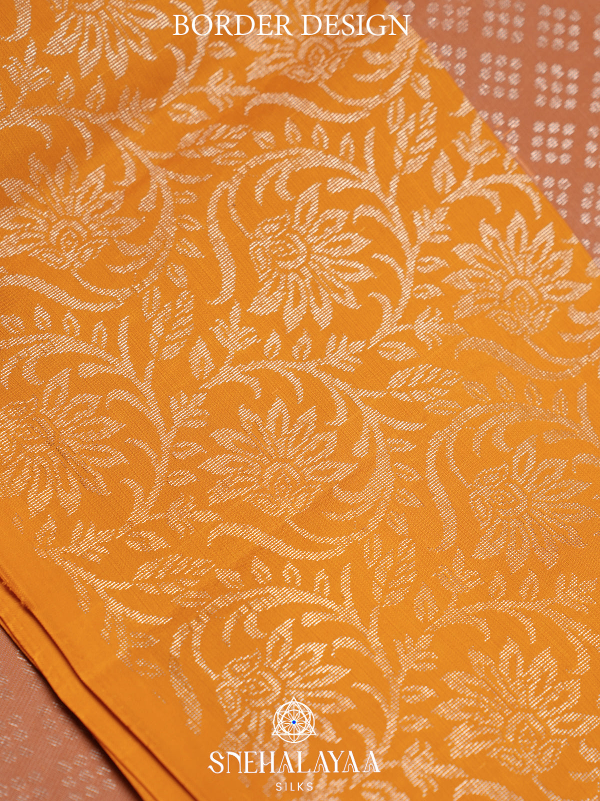 Burnt Orange Soft Silk Saree