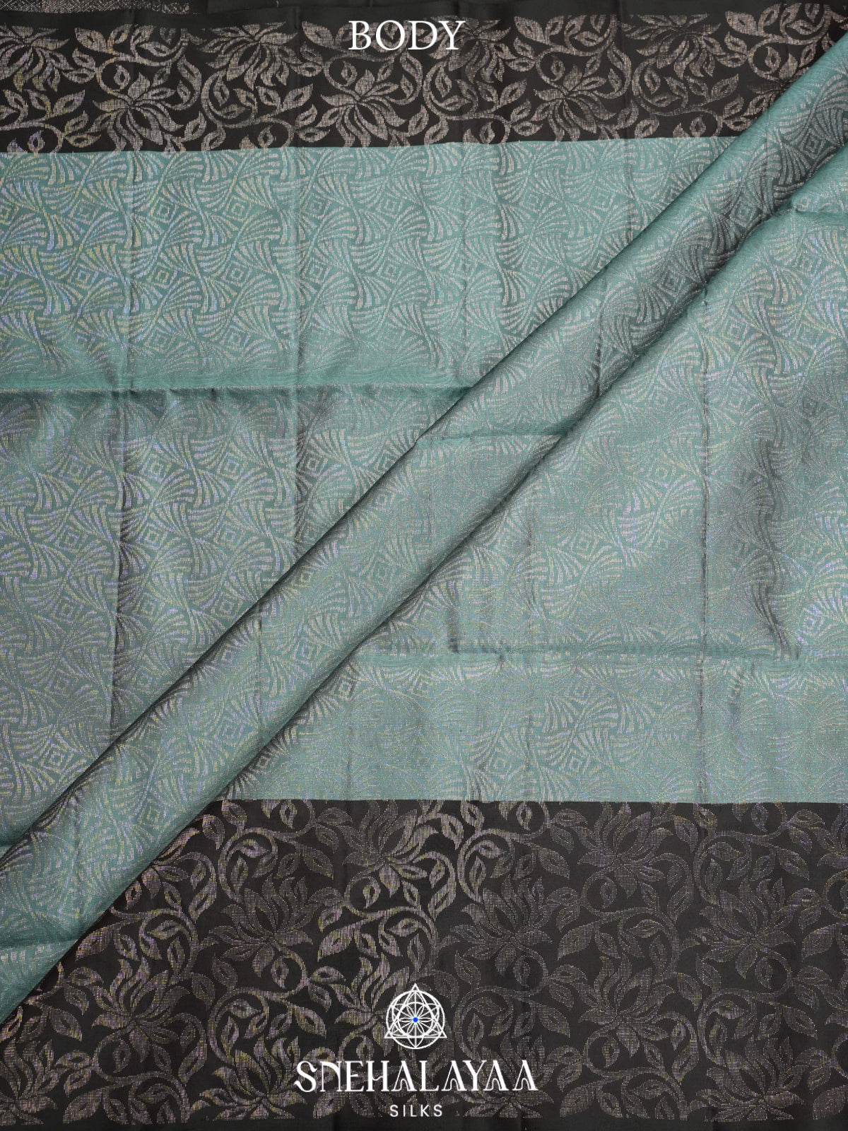Aqua Blue Soft Silk Saree