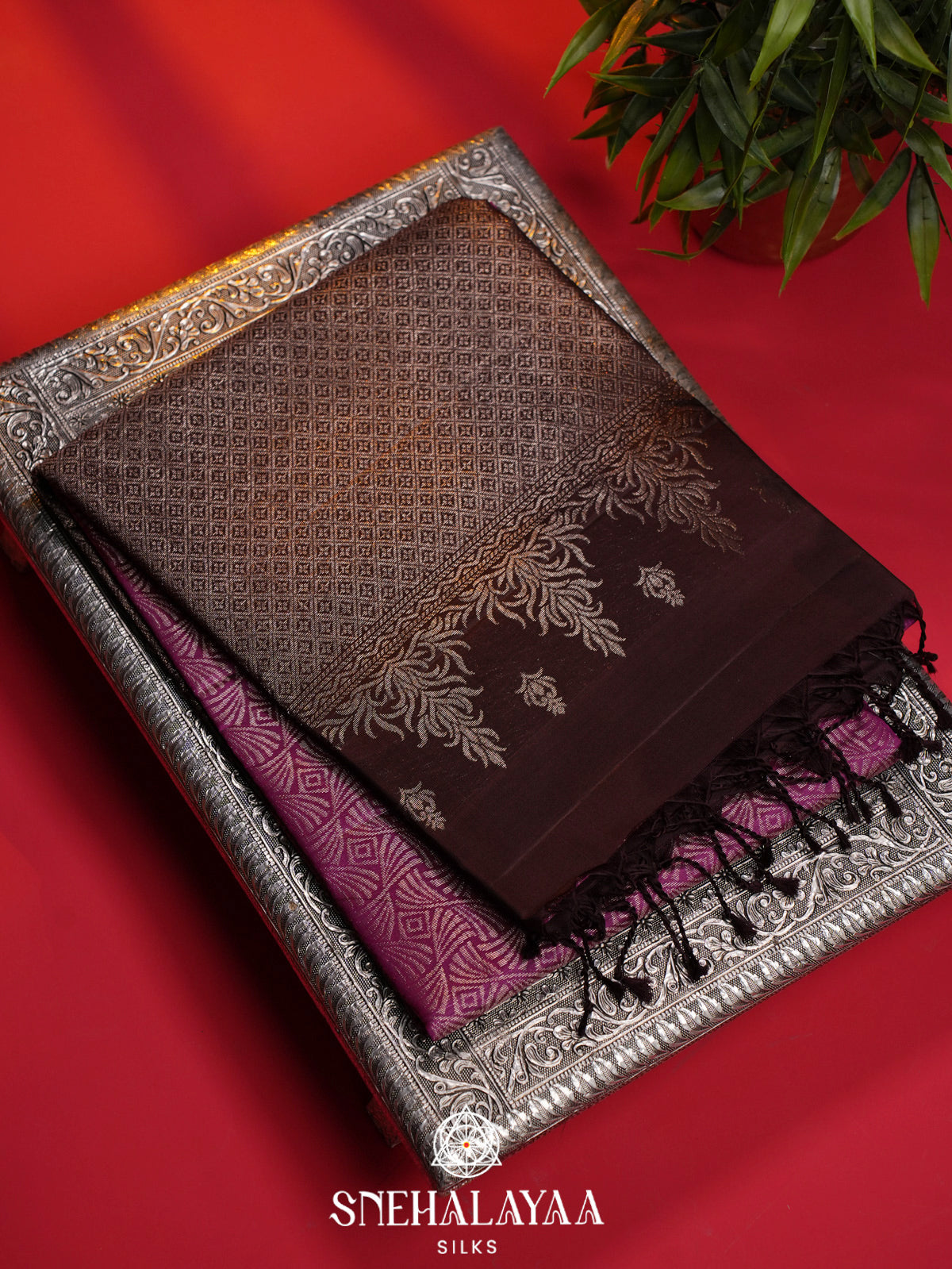 Purple Soft Silk Saree