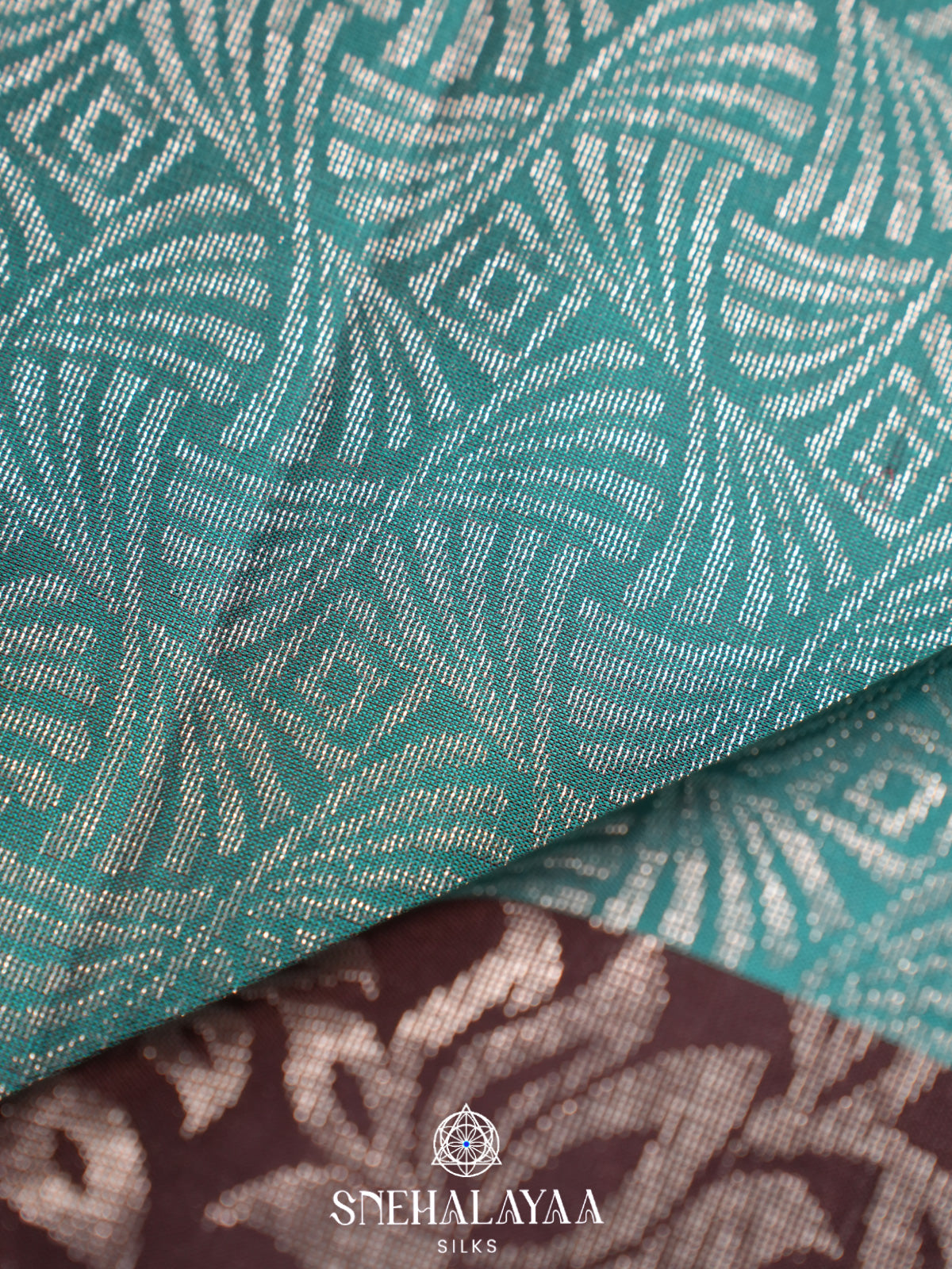 Teal Green Soft Silk Saree