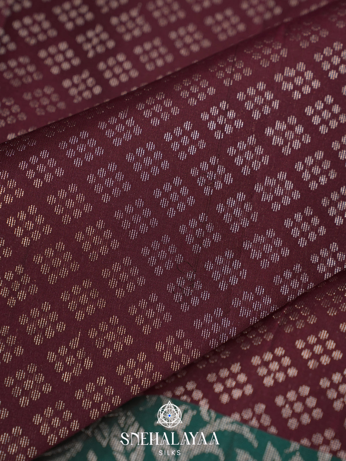 Burgundy Soft Silk Saree