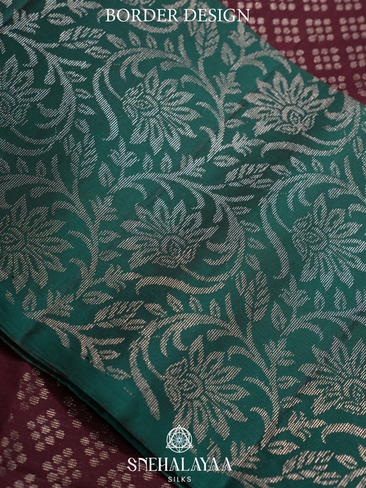 Burgundy Soft Silk Saree