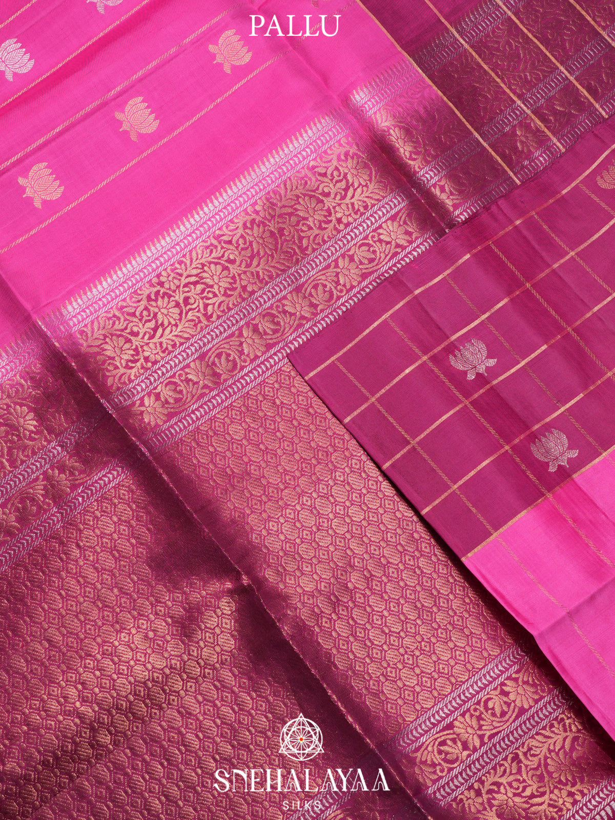 Pink Soft Silk Saree